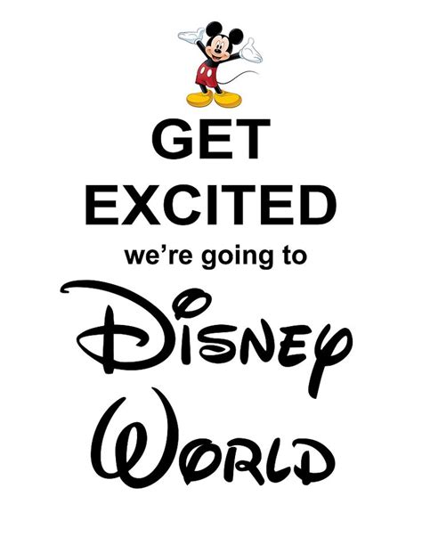 We Re Going To Disney World Printable